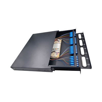 Beli 12F MTP MPO Ke 6 LC Duplex Singlemode Kaset Modul Paduan Aluminium online manufacture