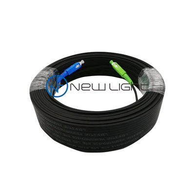 Beli Outdoor G657A1 Fiber Drop Patch Cord dengan panjang 100m 200m untuk koneksi FTTH online manufacture