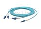 3M LC TO LC Kabel Fiber Optic, Blue Duplex Single Mode Kabel Fiber Optik OM3