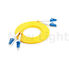 Konektor LC-LC Kabel Single Mode Fiber Optic 3.0mm Lszh Duplex Fiber Yellow Cable