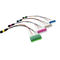 12 Fibers Fan Out MTP MPO Cable OM3 / OM4 Untuk Kaset Interkoneksi
