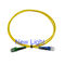 Kabel Patch Serat Optik PVC / LSZH Lc Ke Lc Multimode Fiber Duplex Mode Tunggal
