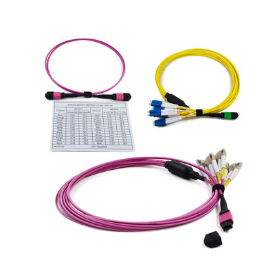 Kerugian Penempatan Rendah ≤0,35dB MPO 3,0mm ke LC Cassette 12/24 Fiber MPO/MTP Cassette