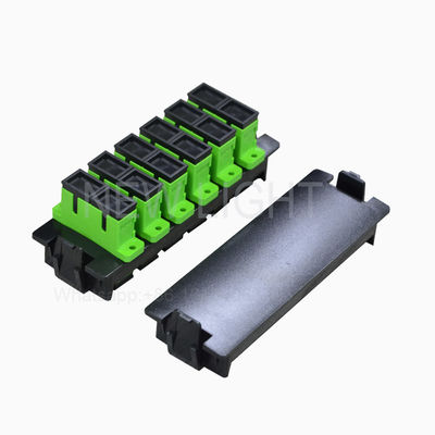 19 Inch Rack Dipasang 24 Core Fiber Optic Patch Panel untuk Data Center dan Telekomunikasi