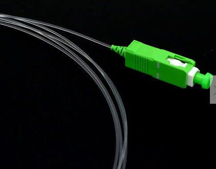 Kabel Patch Fiber Optik Singlemode Diameter 250mm Transparan untuk Transmisi Data Kecepatan Tinggi