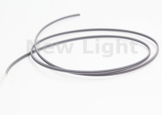 Kabel patch serat optik dupleks berdiameter luar 3 mm abu-abu untuk digunakan di dalam ruangan