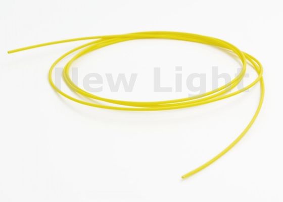 Single Mode Simplex Fiber Optic Cable dengan Diameter Luar 0,9mm dan bahan TPEE untuk penggunaan pigtail