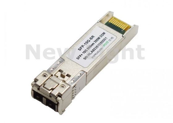 SFP-10G-SR 10G SFP Fiber Optic Transceiver dengan panjang gelombang 850nm dan jarak transmisi 300m untuk transfer data berkecepatan tinggi