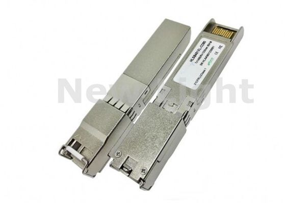 Laju Transfer Data 10G Jarak Transmisi 80KM Modul SFP+ Transceiver Fiber Optik Panjang Gelombang 1490/1550nm dengan Konektor LC
