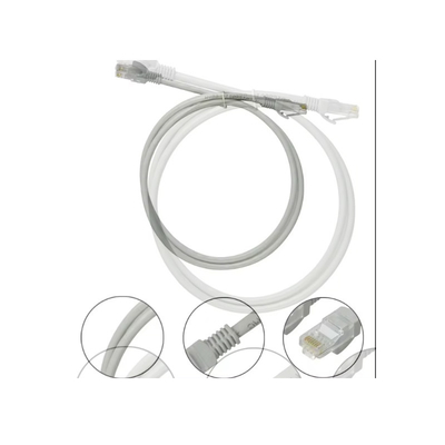 100% continuity test jaringan patch cord dengan konektor berlapis emas double shielding