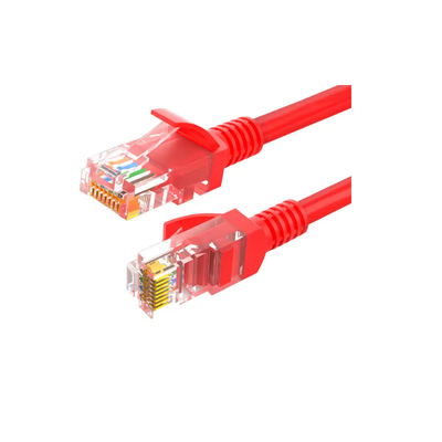 Pure Copper 4P UTP Patch Cord 25AWG Bare Copper Cable 3u Plated Gold UL Certified