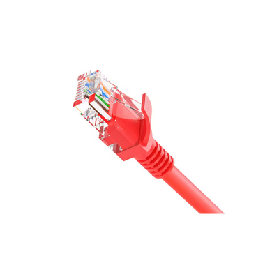 Cat7 Jaringan Patch Cord Double Shielding Gold Plated Bare Copper 24AWG 7/0.20mm Kabel