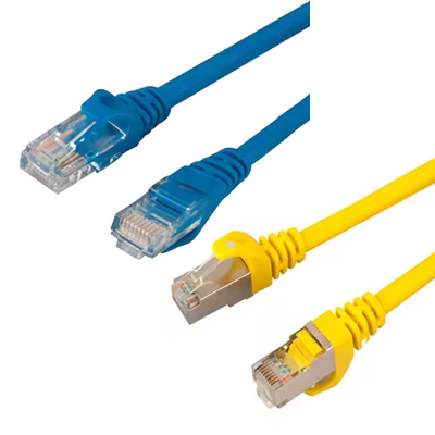 Pure Copper Double Shielded Cat6 Network Patch Cord RoHS Certified UL ETL FCC Disetujui