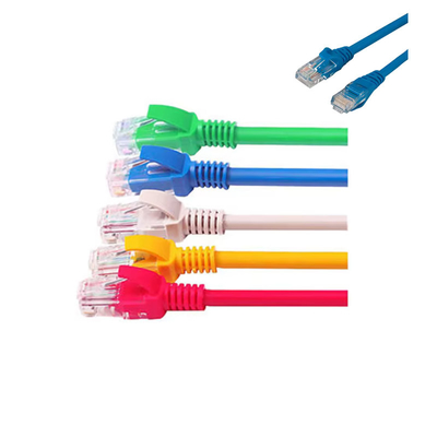 Cat6 Ethernet Network Patch Cable Pembawa Tembaga Murni 4P/6P/8P Berbagai Diameter
