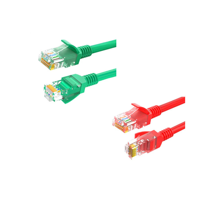 Speed Ethernet Patch Cords UL Certified Cat6a Bare Copper 24AWG*2*4P 7/0.20mm 100% Diuji