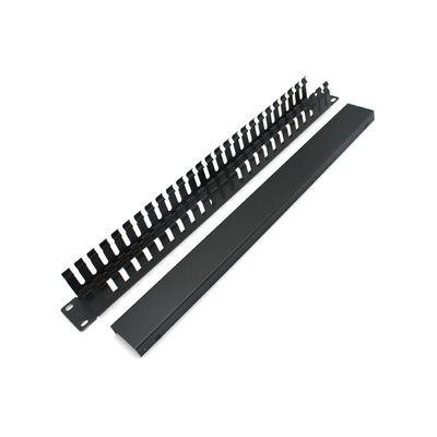 24 Port 1U Rack Mountable RJ45 Patch Panel Kompatibel dengan Jaringan Ethernet Cat6a