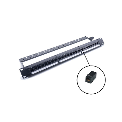 Cat6 Cable Management 110/Krone IDC Patch Panel untuk integrasi Ethernet Cat5e/Cat6a/Cat7