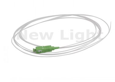 1.5M Panjang 0.9MM Diameter SC Pigtail Mode Single Fiber Patch Cord Untuk Local Area Network