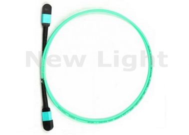 1M 12 Core MTP TO MTP Cable, Kabel Kabel Patch Optik Multimode OM3 Multimode