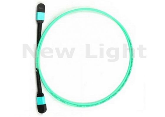 Kabel Patch Cord Fiber Optik Multimode MTP ke MTP OM3 12 Core 1M