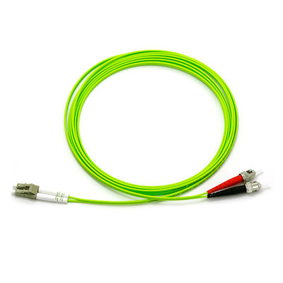 OM5 LSZH Multimode Duplex Fiber Optic Patch Cord dengan Diameter 3,0 mm untuk Semua Gaya Konektor