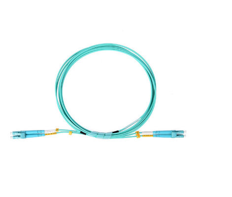 5M Panjang 2,0mm Diameter Bend Insensible LC Duplex Optical Fiber Patch Cord