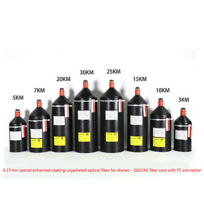 Kabel Fiber Optik UAV Tingkat Militer dengan Transmisi Single-Mode 0-20 Km dan Ketahanan Suhu Ekstrem untuk Transmisi Data Aman