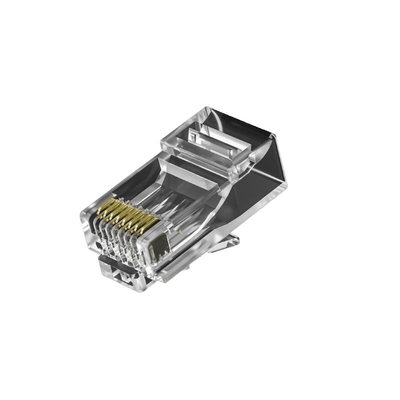 CAT7 Konektor RJ45 terlindung + Ferrite Clip Kits - Desain industri dua bagian