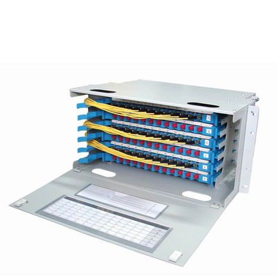 ABS / PC Fiber Optic Distribution Frame untuk Jaringan FTTH / FTTB / FTTX dengan Kapasitas 1X8/16/32/64 Core ODF Patch Panel