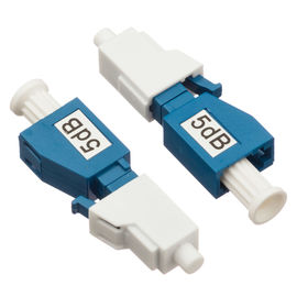 Simplex Single Mode Attenuator LC / PC Plug Tipe Tetap 5dB Untuk CATV / Datacom