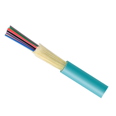 Kabel Fiber Optik Multimode OM3 12 Inti untuk Distribusi Indoor FTTH dengan Material PVC/LSZH