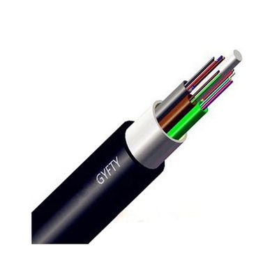 GYFTY FRP 12 Core Single Mode Fiber Optic Cable untuk saluran kabel bawah tanah dengan spesifikasi G652D/G657A1/G657A2
