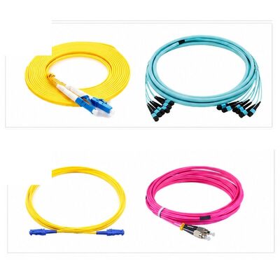 ST/UPC Connector OM3 Multimode 50/125 Fiber Optic Pigtail dengan Diameter 2,0 mm untuk Jaringan LAN dan Kampus