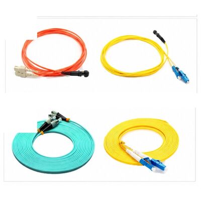 LC APC Duplex Fiber Optic Pigtail dengan Serat G657A2 OS2 dan High Return Loss 60dB untuk Jaringan GPON EPON FTTH