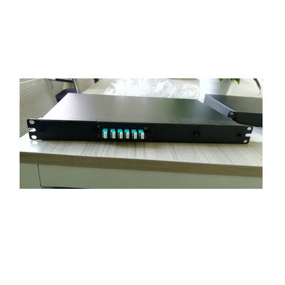 Panel Patch Fiber Optik 1U Rack Mount dengan Pegas Oval untuk Fiber Pita 16C/32C dan Kaset MTP-16