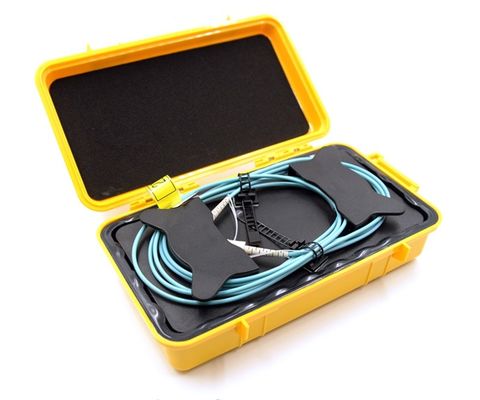 Kabel Patch Fiber Optik Multimode OTDR dengan Konektor SC-SC 3.0mm LSZH OM3 50/125 untuk Pengujian Presisi