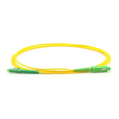 Kabel Patch Fiber Optik LSZH SC-LC Panjang 5M dengan Return Loss ≥60dB untuk Aplikasi Mode Tunggal