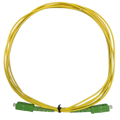 Single Mode Optical Fiber Patch Cord dengan SC APC Connector dan Diameter 2,0 mm untuk Transmisi Data Berkecepatan Tinggi