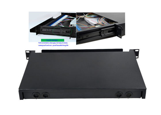 12 24 48 96 Port Sliding Drawer Type Multimode Fiber Optic Distribution Frame dan Patch Panel