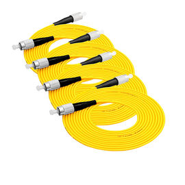 Lc Ke Lc Single Mode Kabel Patch Serat Optik 3m / 5m Panjang Standar