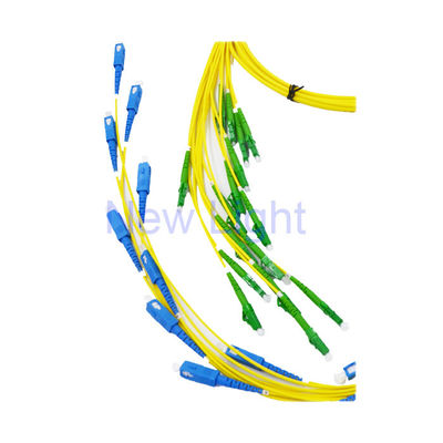 Kabel Patch Fiber Optik Uniboot Duplex Single Mode dengan Daya Tahan Baik untuk Transfer Data Kecepatan Tinggi