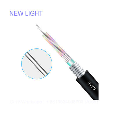 Kabel Fiber Optik GYTS 24 Inti dengan Jaket LSZH untuk Aplikasi Udara