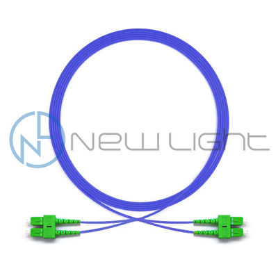 Keramik Ferrule SC APC 1310nm Anti-Rat Armored Fiber Optic Patch Cable untuk Jaringan FTTH