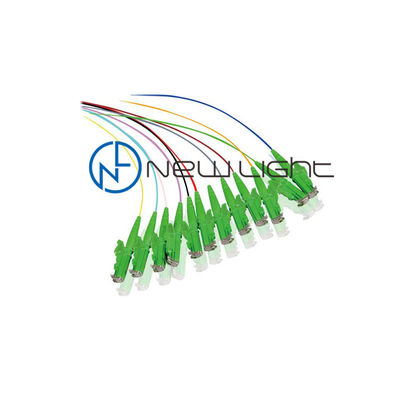 0.9mm 12 Strand Single Mode Fiber Optic Pigtail dan Jumper Cable untuk Konektivitas Berkinerja Tinggi