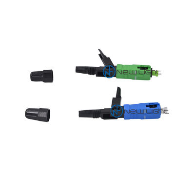 0.3dB Konektor Cepat Serat Kabel 2.0mm FTTH Pra Stubbed