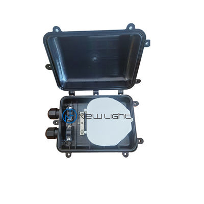 IP68 Bahan ABS+PC 48 Kapasitas inti Fiber Optic Splice Closure untuk instalasi horizontal