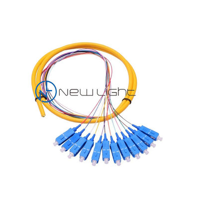 Fusion Splicing LC Fiber Optic Pigtail 50/125um 10Gb OM3 Single Mode untuk Jaringan Berkecepatan Tinggi