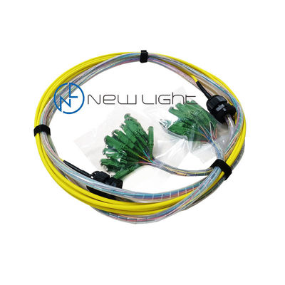 Kabel Patch FOA OS2 Mode Tunggal 9/125um 1550nm LC/APC untuk Koneksi Jaringan Berkecepatan Tinggi