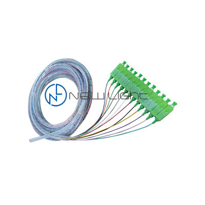 Kabel Patch Fiber Optik Dupleks SC UPC-LC APC LSZH OFNR 3M OM3 untuk Jaringan FTTH FTTB FTTX