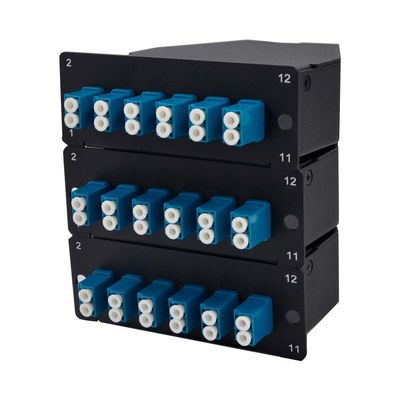 MPO SC 24F Elite Fiber Optic Kaset PBT LGX Tipe B Multimode